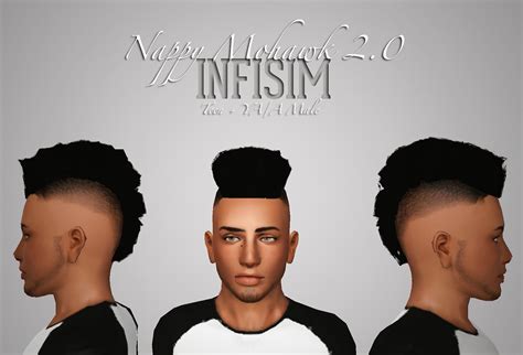 My Sims 3 Blog Braided Braids And Nappy Mohawk 20 For Males Sims And