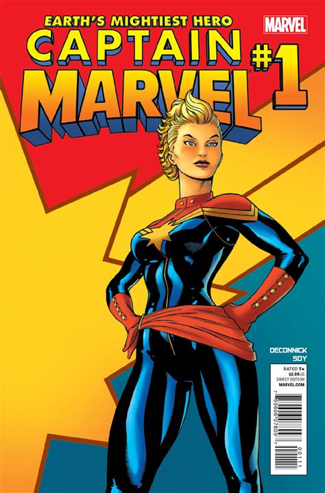Главная героиня картины, кэрол дэнверс (бри ларсон), впервые предстала в комиксах в 1968 году. ADVANCE REVIEW: Captain Marvel #1