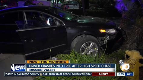 Woman Arrested After Chase Ends In Crash Youtube