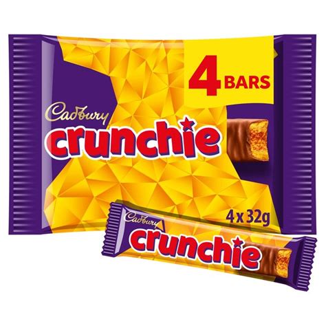 cadbury crunchie chocolate bar 4 pack multipack morrisons
