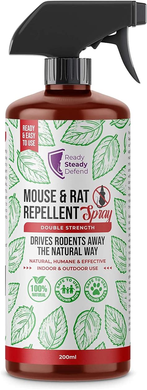 Peppermint Oil Rat Repellent Spray Natural Mouse Repellent And Mice