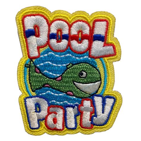 Gsrv Pool Party Patch Girl Scout Shop