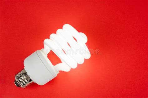 Compact Fluorescent Lightbulb Stock Image Image Of Compact