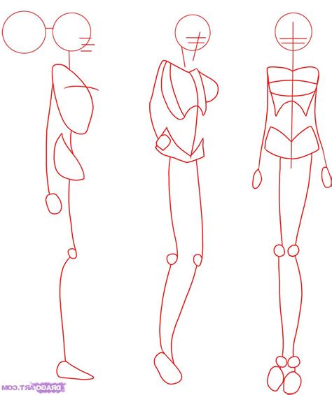 How To Draw Anime Girl Full Body Step By Step Manga Expert