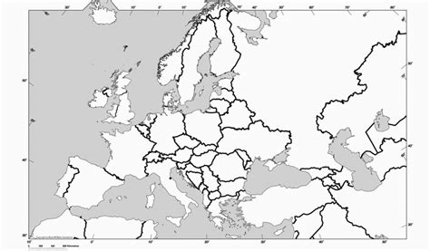 Europe Map Without Labels