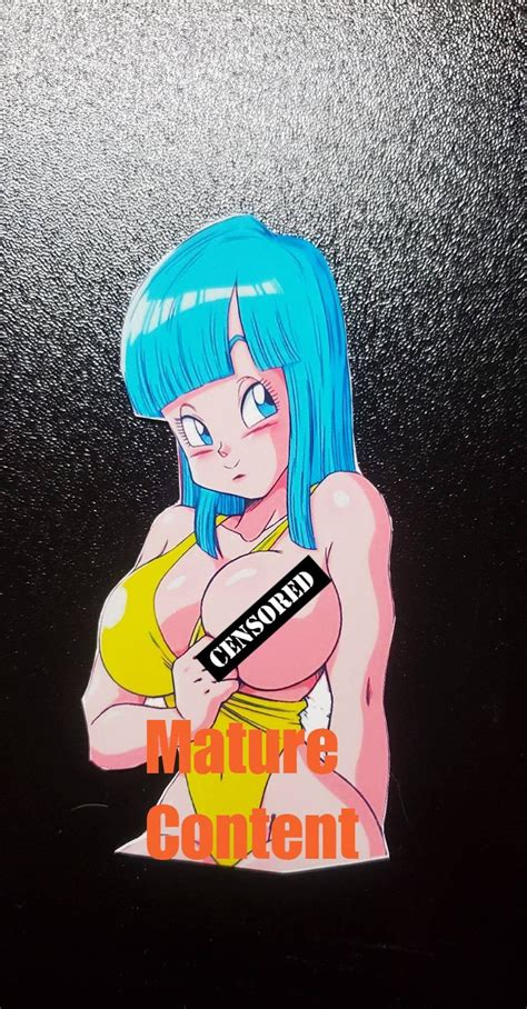 Ecchi Sexy Anime Girl Vinyl Stickers Etsy