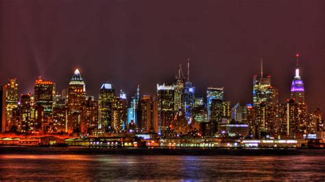 Free Download High Resolution New York Skyline At Night