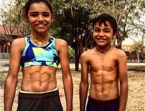 Little Girl With Chiseling Six Pack Abs Is Aiming For Gold At The
