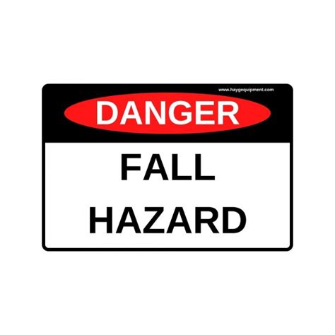 Hayq Equipment Fall Hazard Sign Wholesale Supplier Manufacturer
