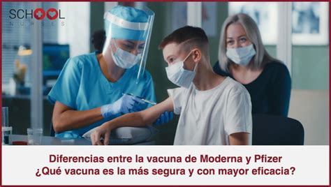 Moderna is thought to be just a few weeks behind pfizer in the testing process. Santiago Arce, autor en School Nurses