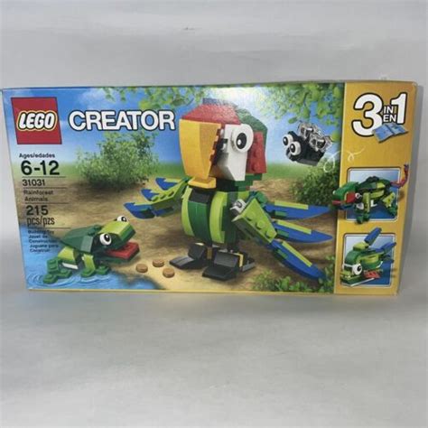 Lego Creator 3 In 1 Rainforest Animals 31031 New In Sealed Box