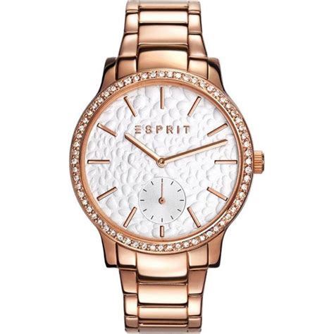 Esprit Ladies Jamie Rose Gold Stone Set Watch Watches From Francis