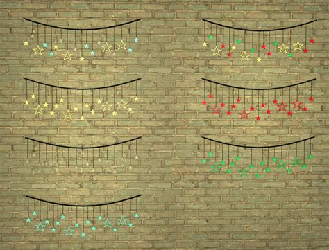 My Sims 4 Blog Star Pendant Wall Lights By Minc78