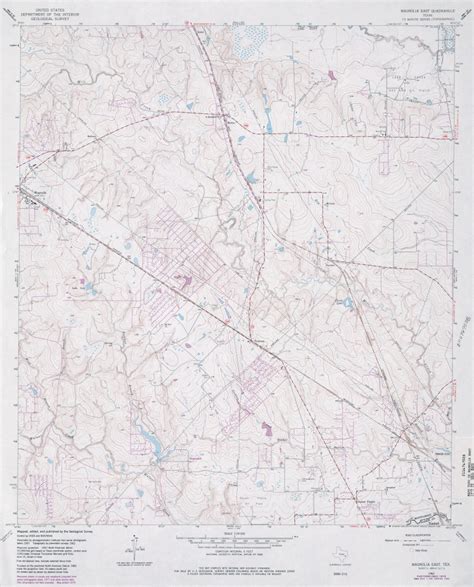 Magnolia Texas Map Printable Maps