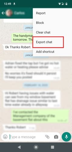 How To Export Your Whatsapp Chat History To Pc