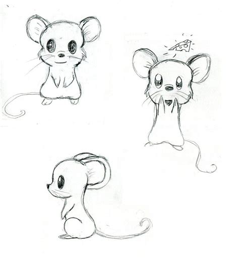 Mice By Tiger Tomboy14 On Deviantart Pencil Art Drawings Cute Animal