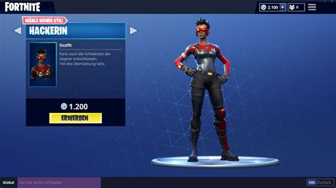 Aktueller Shop In Fortnite Bietet Hacker Skin Und Rücken Entschädigung