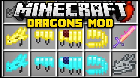 Minecraft Dragons Mod Mod Showcase Youtube