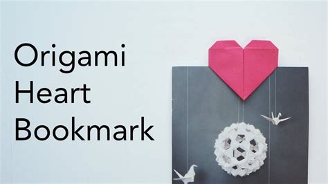 Easy Origami Heart Bookmark Tutorial Asmr Paper Folding Heart