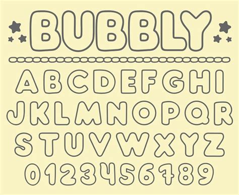 Bubbly Font Bubble Letters Font Bubble Font Svg Ttf Layred For Etsy Uk