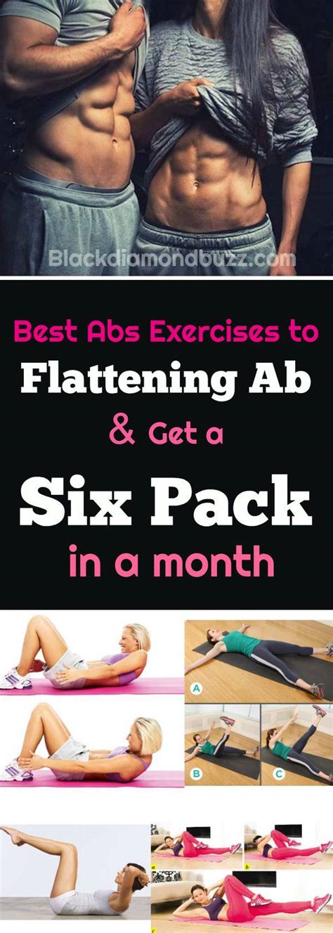 7 Best Abs Exercises To Get A Six Pack Ab In A Month Blackdiamondbuzz