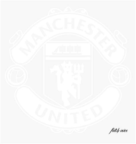 Manchester United Logo Black And White Vector Png Manchester United