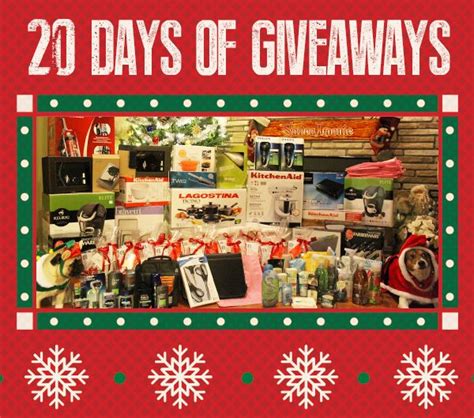 Savealoonies 20 Days Of Giveaways Christmas Giveaways Christmas