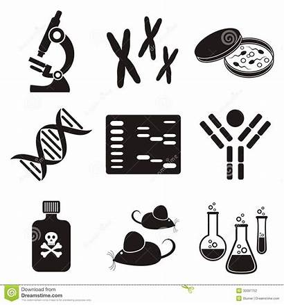 Biology Science Clipart Molecular Vector Icons Clip