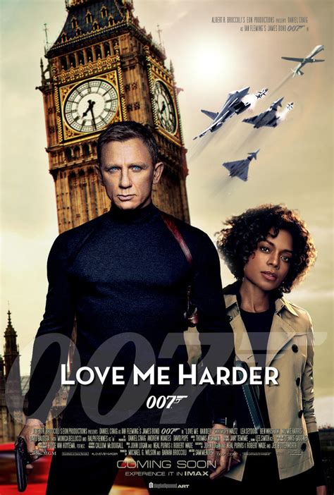 Love Me Harder James Bond 007 Fan Poster By Doghollywood On Deviantart