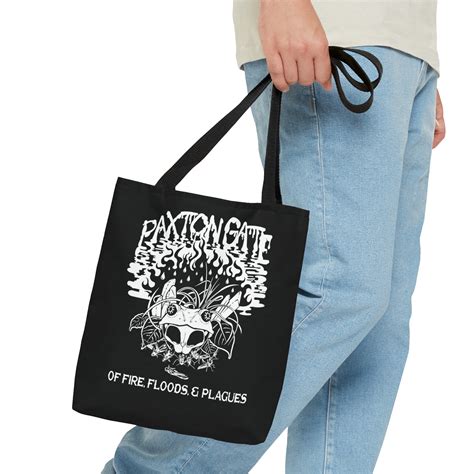 black of floods fires and plagues tote by megan lees paxton gate