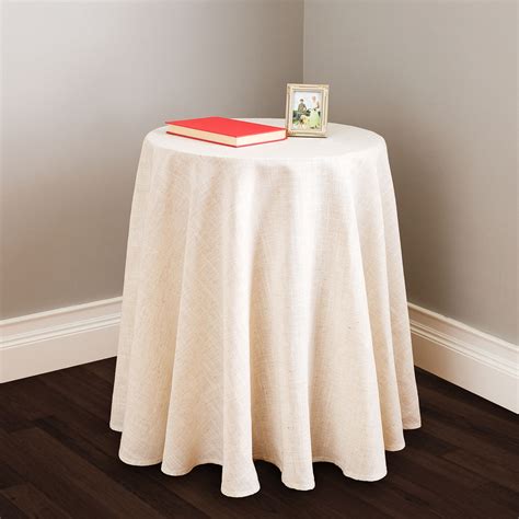 Essential Home Chesney Tablecloth Linen 70 Round