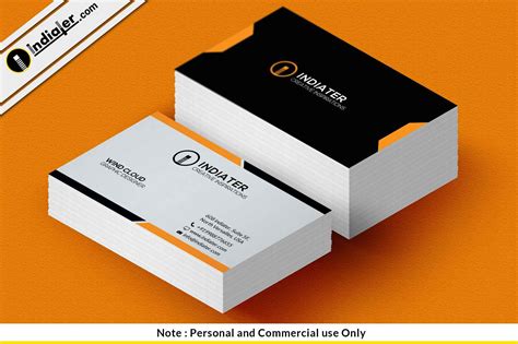 Sample Personal Business Cards Free Card Template Psd Within Free