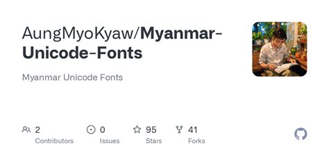 Github Aungmyokyawmyanmar Unicode Fonts Myanmar Unicode Fonts