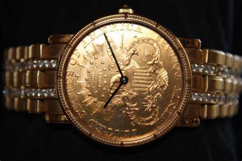 But unlike home and contents insurance (which often doesn't include great protection for jewellery and watch items). YELLOW GOLD CORUM COIN WATCH WITH GOLD BRACELET AND DIAMOND PAVE. INSURANCE APPRAISAL: $ 14,907.00