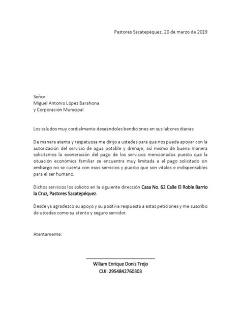 Carta Solicitud De Drenaje Calaméo Carta Solicitud De Credito