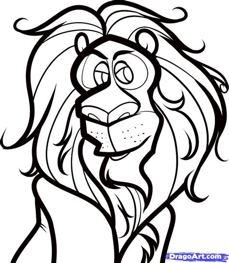 How To Draw The Cowardly Lion Dorothy Of Oz Step By Step Movies