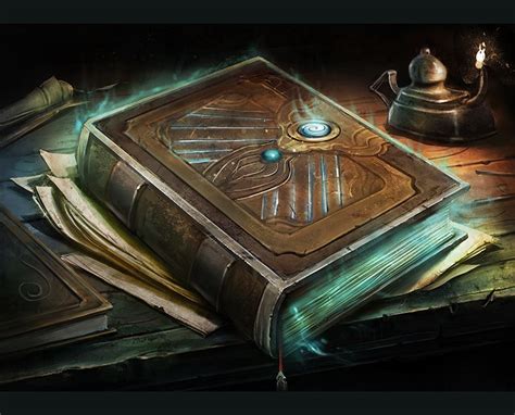 Tome Of Elemental Mastery Fantasy Props Magical Book Grimoire
