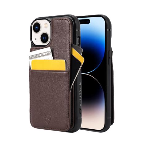 Vaultskin Eton Leather Wallet Case For Iphone 15