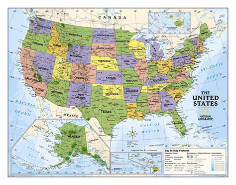 National Geographic Usa Map Printable Map Of Usa