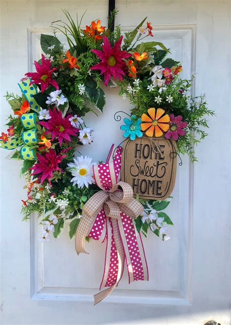 Free Shipping Summerwreath Summer Wreaths For Front Door