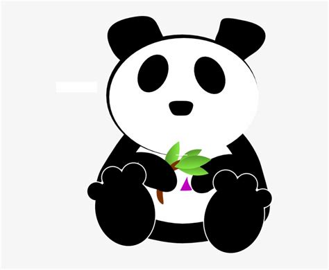 Panda Eating Bamboo Vector Clipart And Illustrations Oso Panda