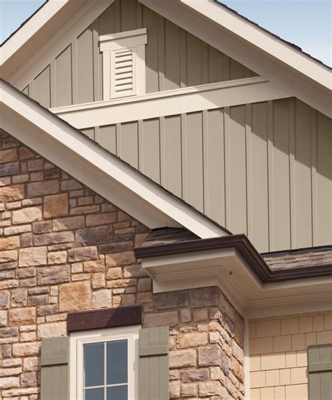 Board and batten siding is a type of exterior siding that has alternating wide boards and narrow wooden strips, called battens. steel siding is incredibly durable, but it is much more costly than other options. Decorative Vinyl Siding Options | Cedar Shakes & Board ...