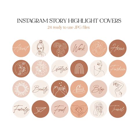 Nude Neutral Instagram Highlight Icon Instagram Icons Highlight Covers Handwritten Instagram