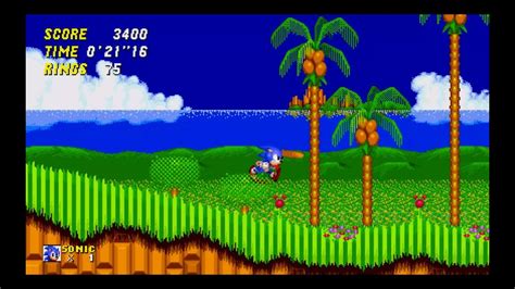 Sonic The Hedgehog 2 Remastered Emerald Hill Zone Act 2 Sonic
