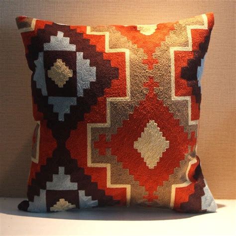 Aztec cushion aztec pillow cover southwestern decor native | etsy. Aztec Throw Pillow 16x16 in. | Pillows, Throw pillows, Printed throw pillows