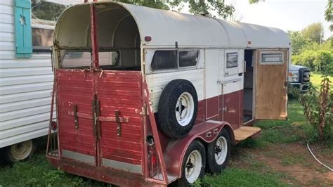 Horse Trailer Turned Micro Camper By Capable Carpenter