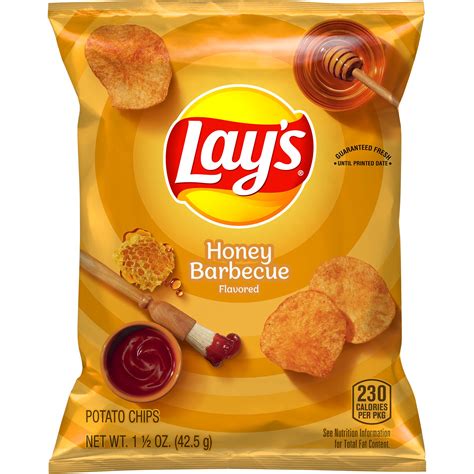 Lays Honey Barbecue Flavored Potato Chips Smartlabel
