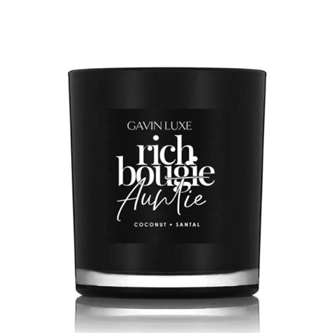 Gavin Luxe Rich Bougie Auntie Candle Melanin Grace