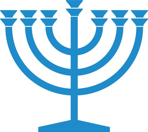 File Blue Svg Wikimedia Commons Filemenorah Bluesvg Menorah Symbol