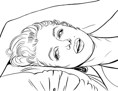 Marilyn was born from the womb of a woman named gladys baker mortenson. mmColoriage015 - Photo de Marilyn Coloriages - Marilyn ...